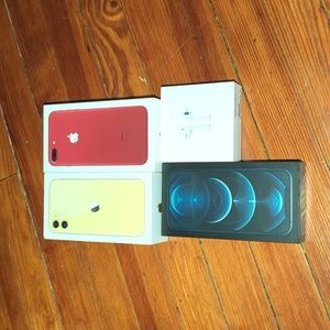 Apple iPhone and Air pod Empty Boxes